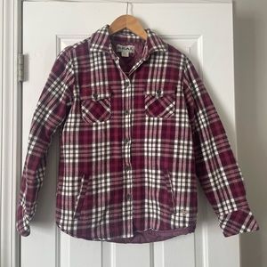 Ariat Real Quilted lined Purple Shacket